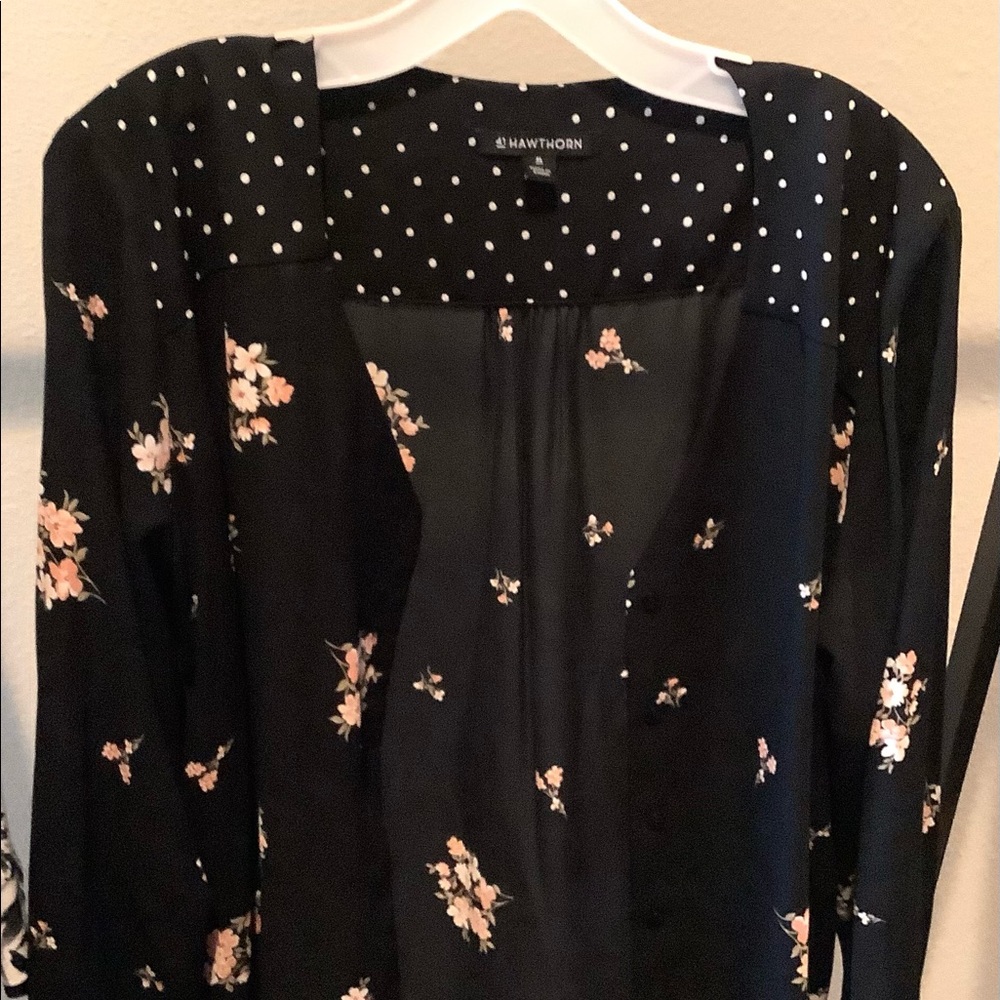 Black and floral jacket